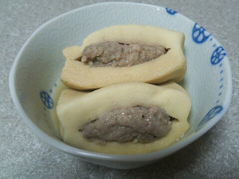 高野豆腐の肉詰め煮